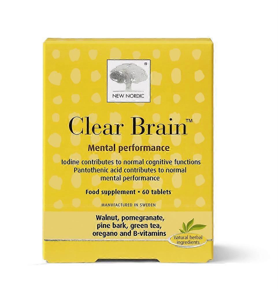 New Nordic Clear Brain 60 tablets - 4 Pack