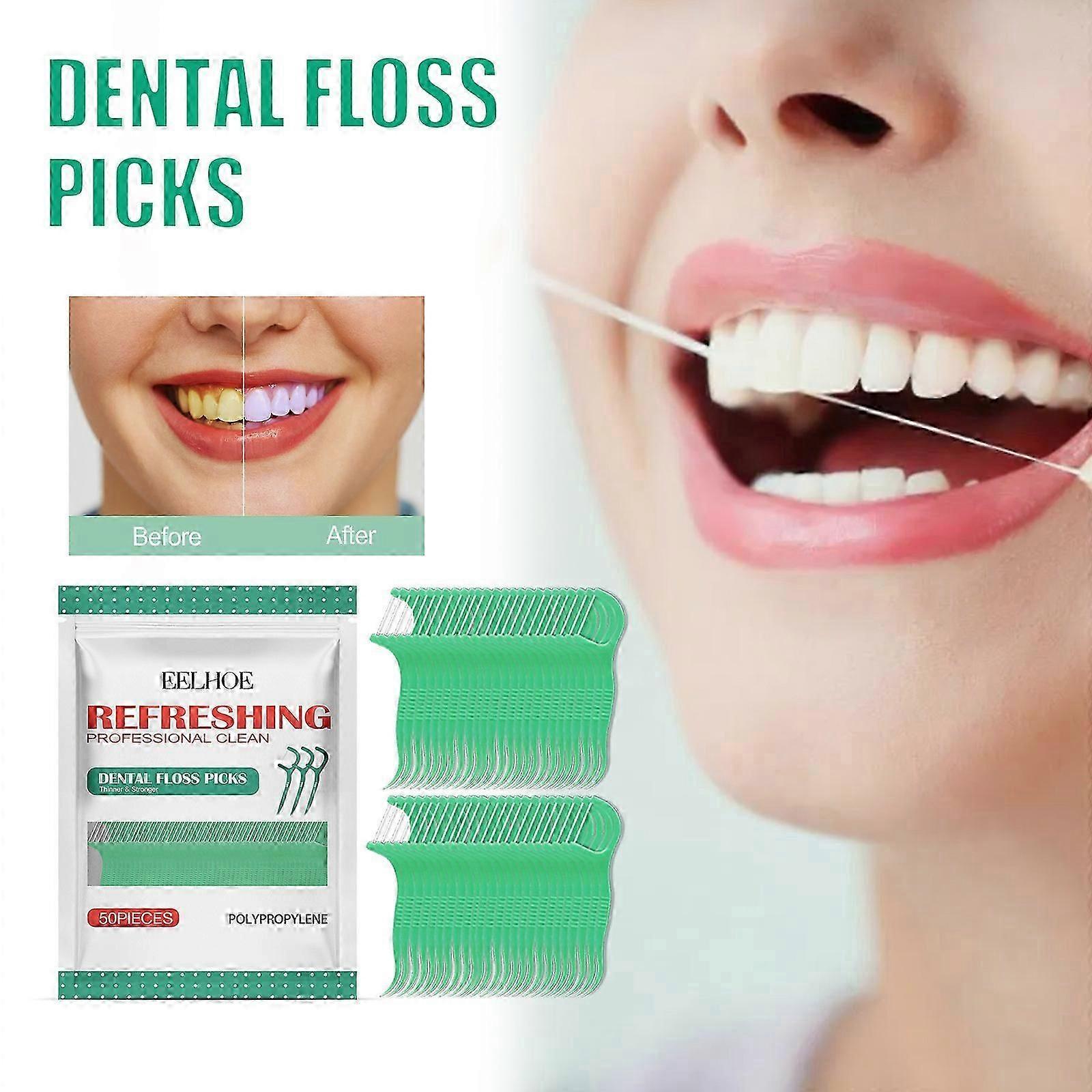 Dental Floss Picks,Tooth Picks Flossers, Portable Travel Floss