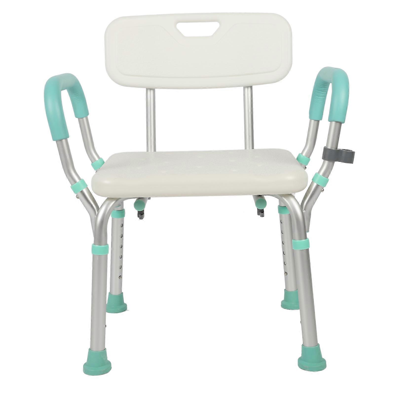 Stabil Anti-Tip dusjstol Aluminiumslegering Sklisikkert sete