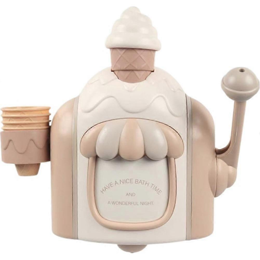 Child Bathroom Ice Cream Machine Bubble-Machine Bath Cartoon Manual