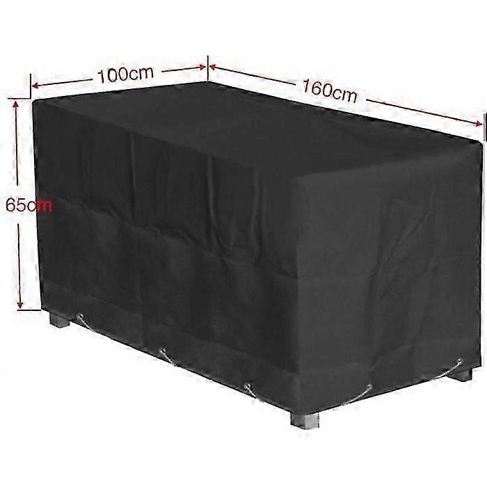 DIANWAA Rectangular Protective Cover Waterproof Tarpaulin for Garden Table 160*100*65cm 2025