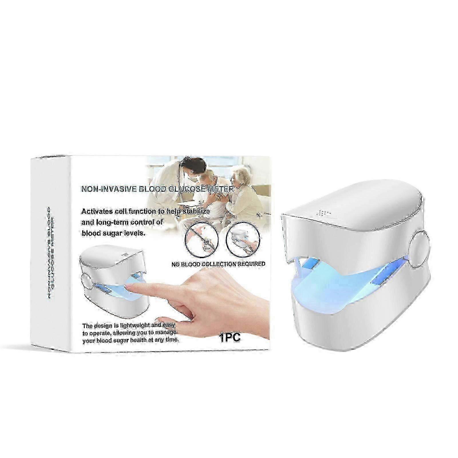 Non-Invasive Portable Blood Glucose Monitor for Diabetes Care - No Pricking Blood Sugar Testing Device, Ideal Gift for Health Monitoring New Arrival