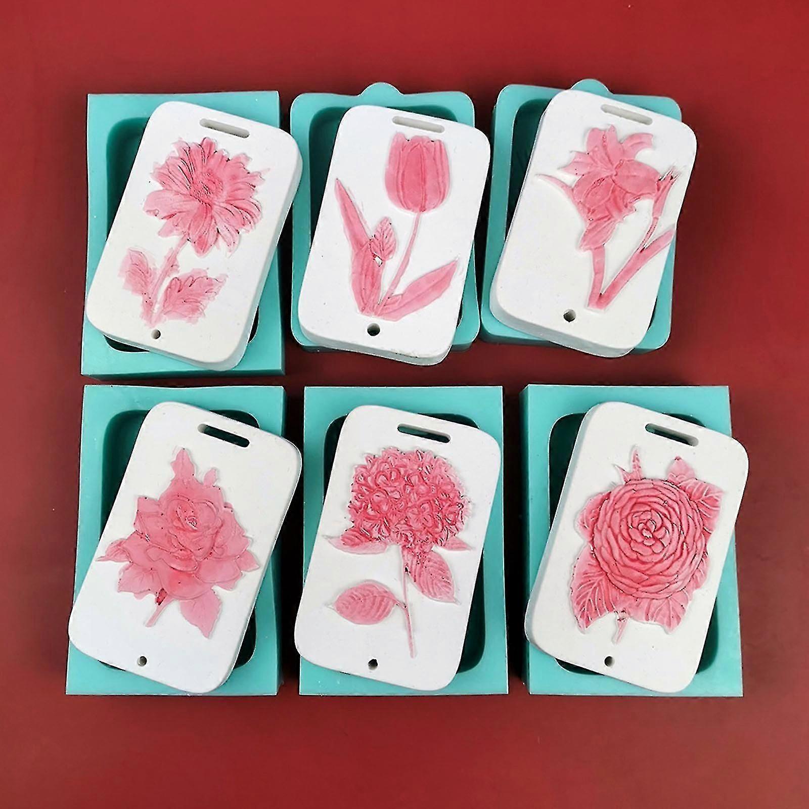 UV Crystal Epoxy Resin Silicone Mold for DIY Crafts Pendant Ornaments Aromatherapy Casting Tools Flower Hanging Tag Mold