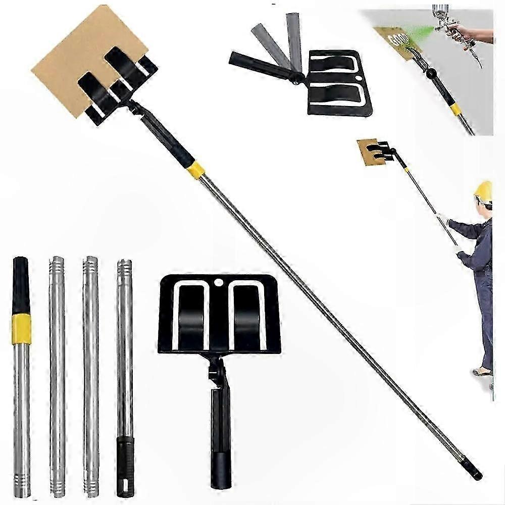 Adjustable Spray Shield Holder with Durable Handle for Painting Projects