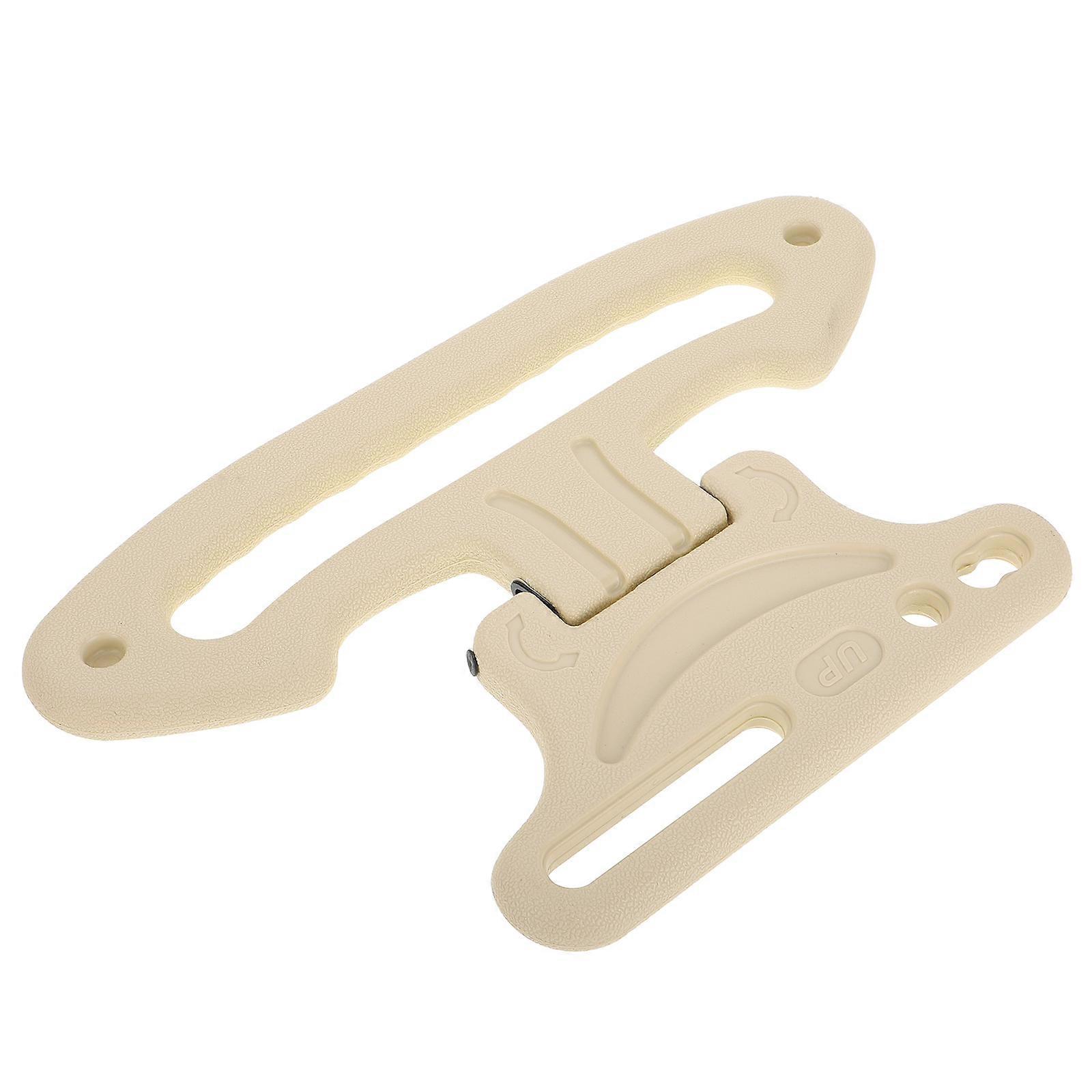 Car Coat Hanger Multifunctional Headrest Hooks for Car Beige Plastic
