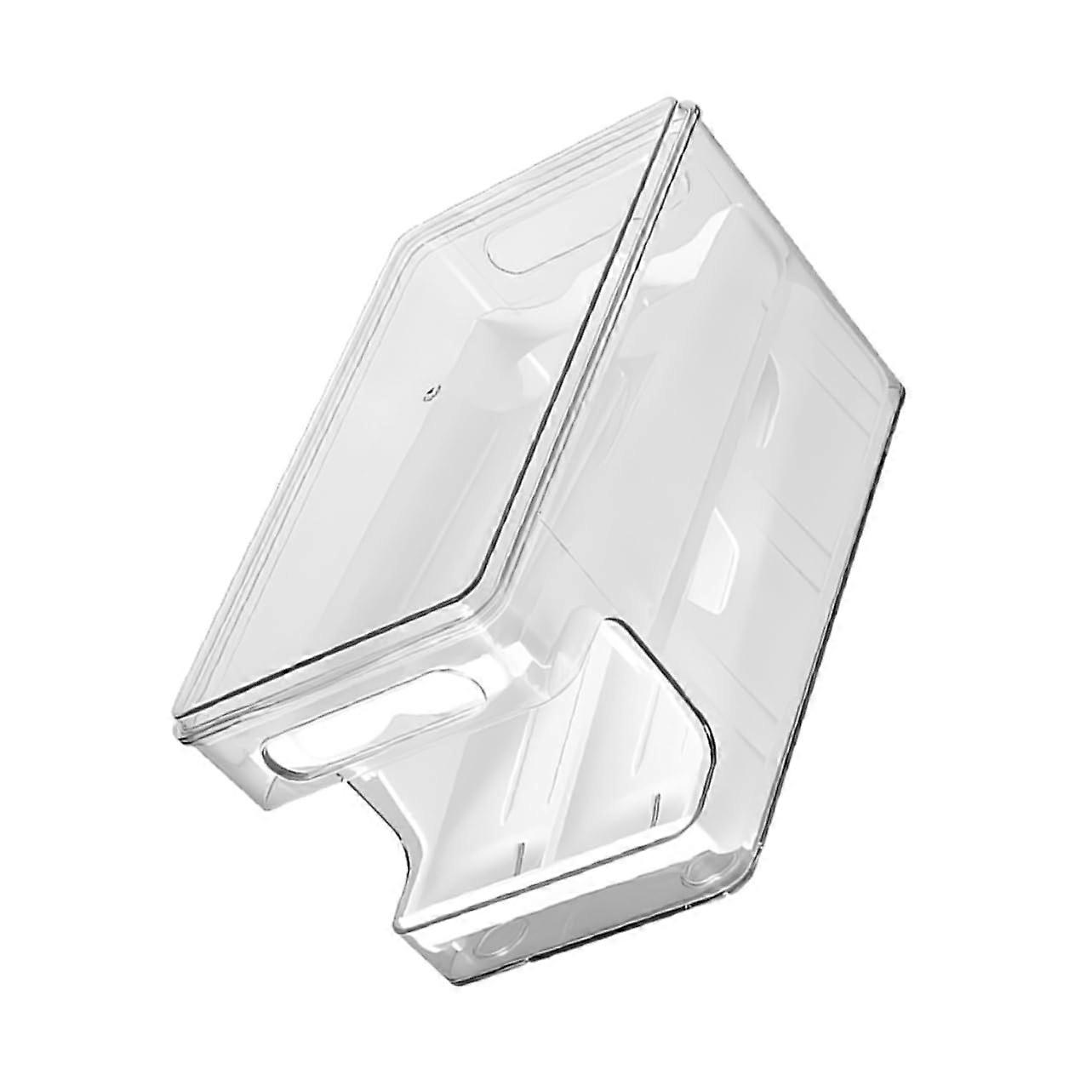 Refrigerator Egg Rack DoubleLayer Dispenser Reusable Egg Storage Container for Kitchen Organization
