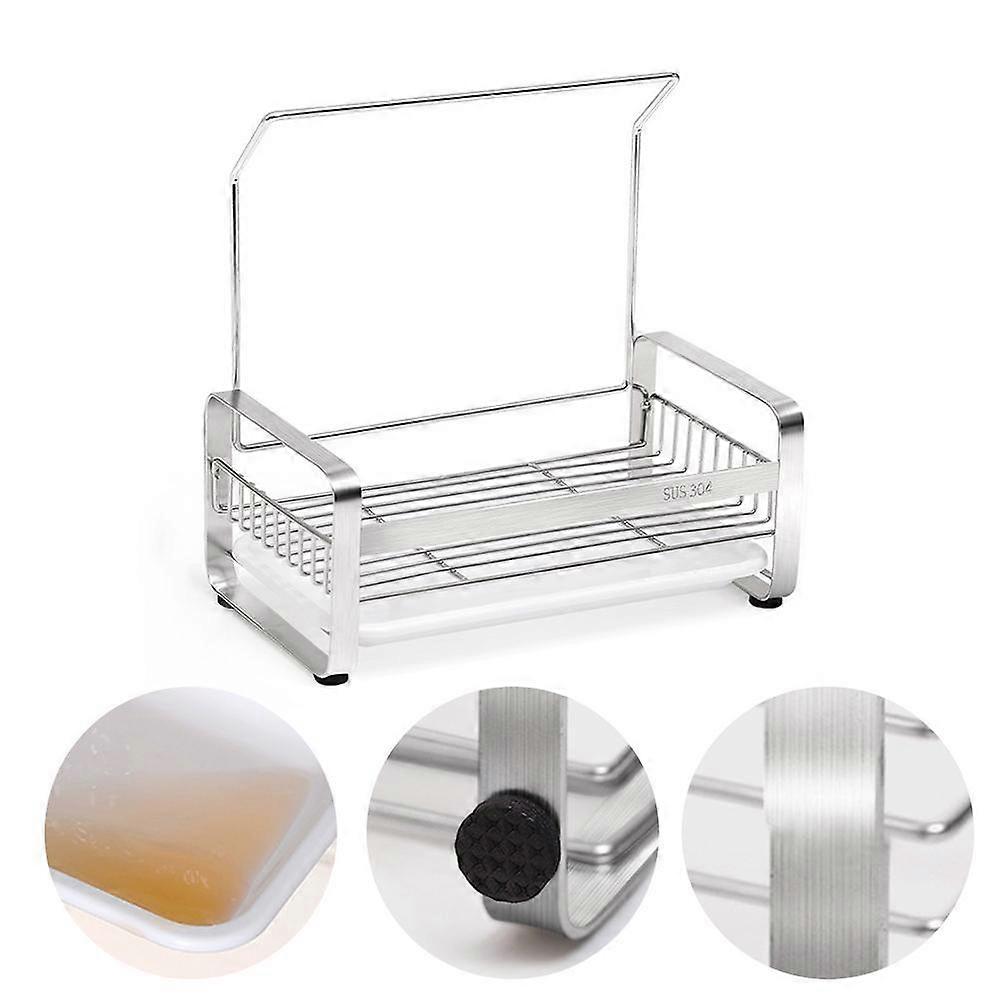 Kitchen Sink Storage Rack 304 Stainless Steel Durable Practical  Holders & Racks