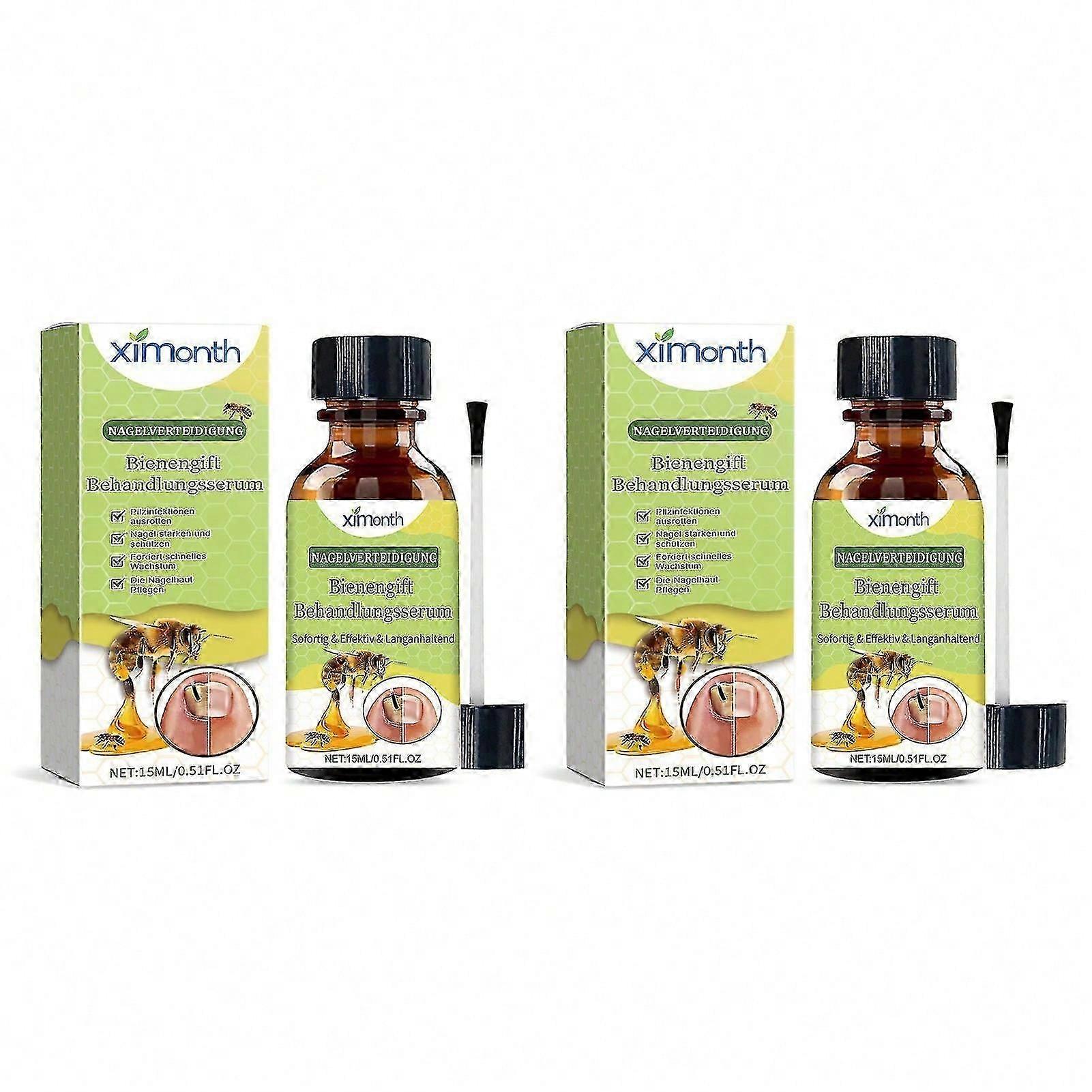 הגנה על הציפורניים סרום טיפולי ארס דבורים סרום עוצמתי לתיקון צמיחת ציפורניים לציפורניים דקות לצמיחת ציפורניים