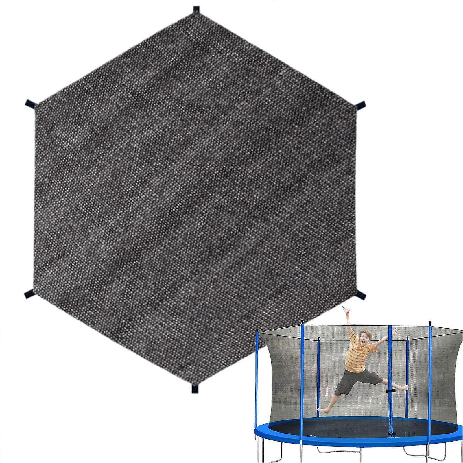 Trampoline Shade Cover Mesh Material Easy To Install Universal Fit For Backyards Picnics Birthday Parties Community Events