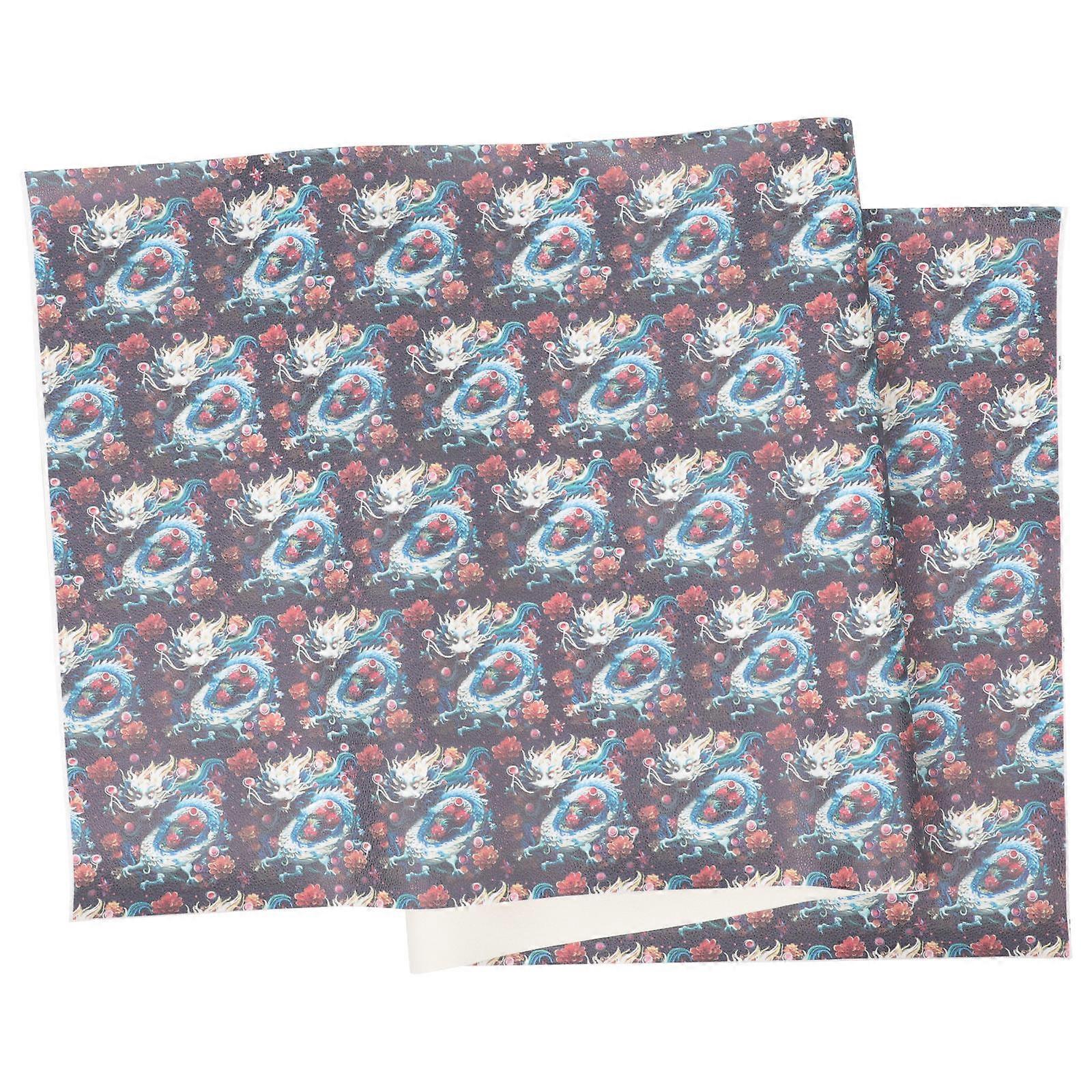 Leatherette Sheets Rectangular PVC Sheet Home Decorations 140.00X50.00X0.20CM Craft Material 1Pcs