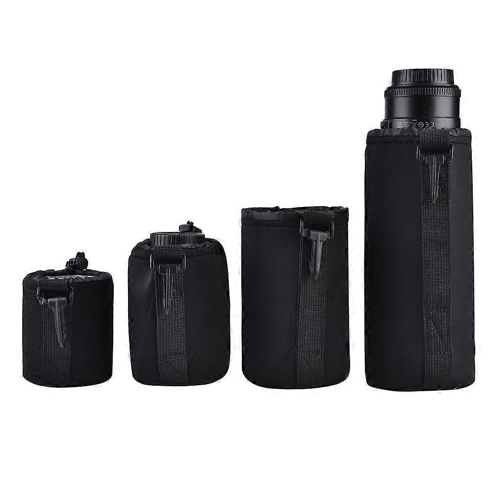 4pcs Camera Lens Storage Bag Protective Case Shockproof Pouch for DSLR