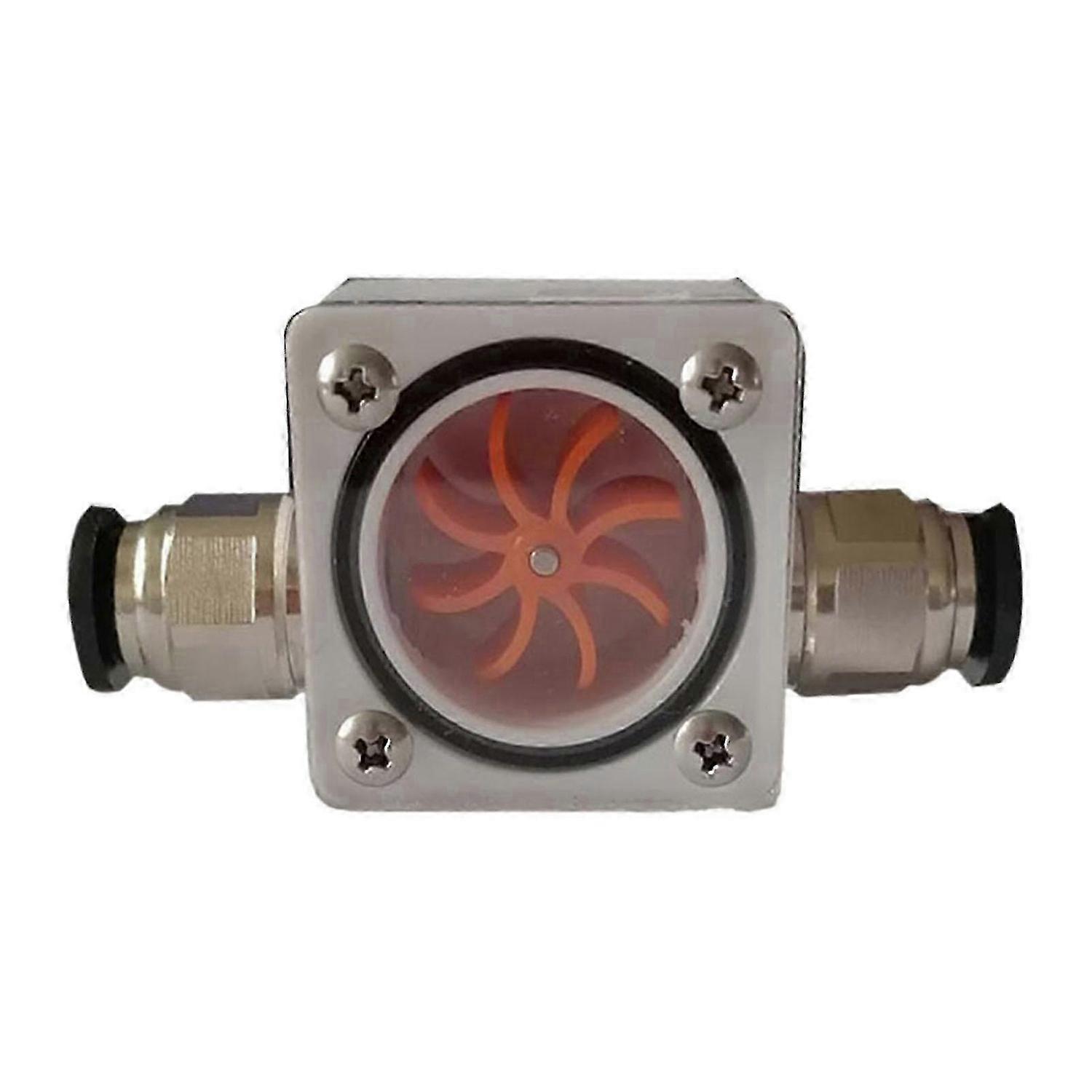 Water Flow Indicator Measuring tool Practical 8-blade Impeller Connecter Water