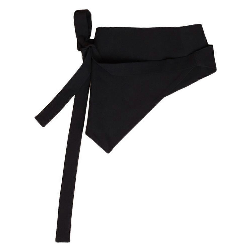 Knotted Belt Clothes Waistband for Clothes Use Triangle Style Black Accessory