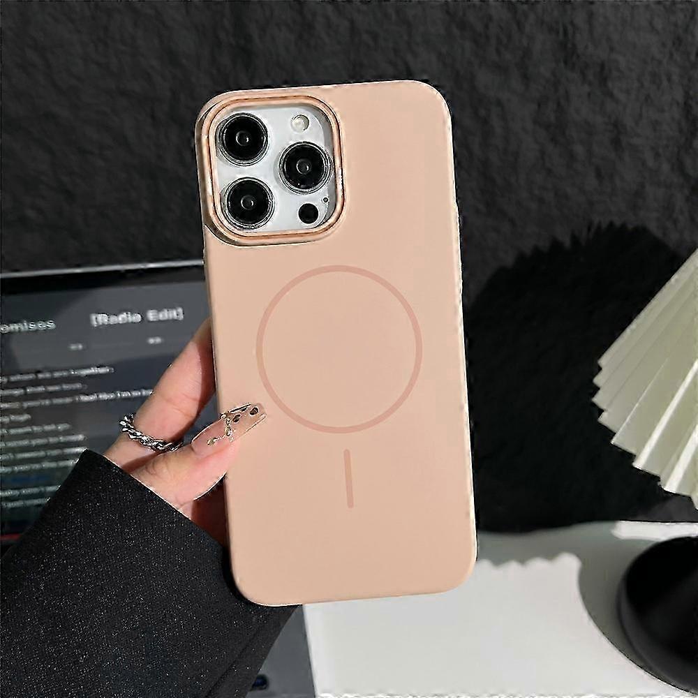 Bulk Purchasing Compatible For iPhone 15 Pro Magnetic Case Solid Color PC Phone Cover Compatible wit