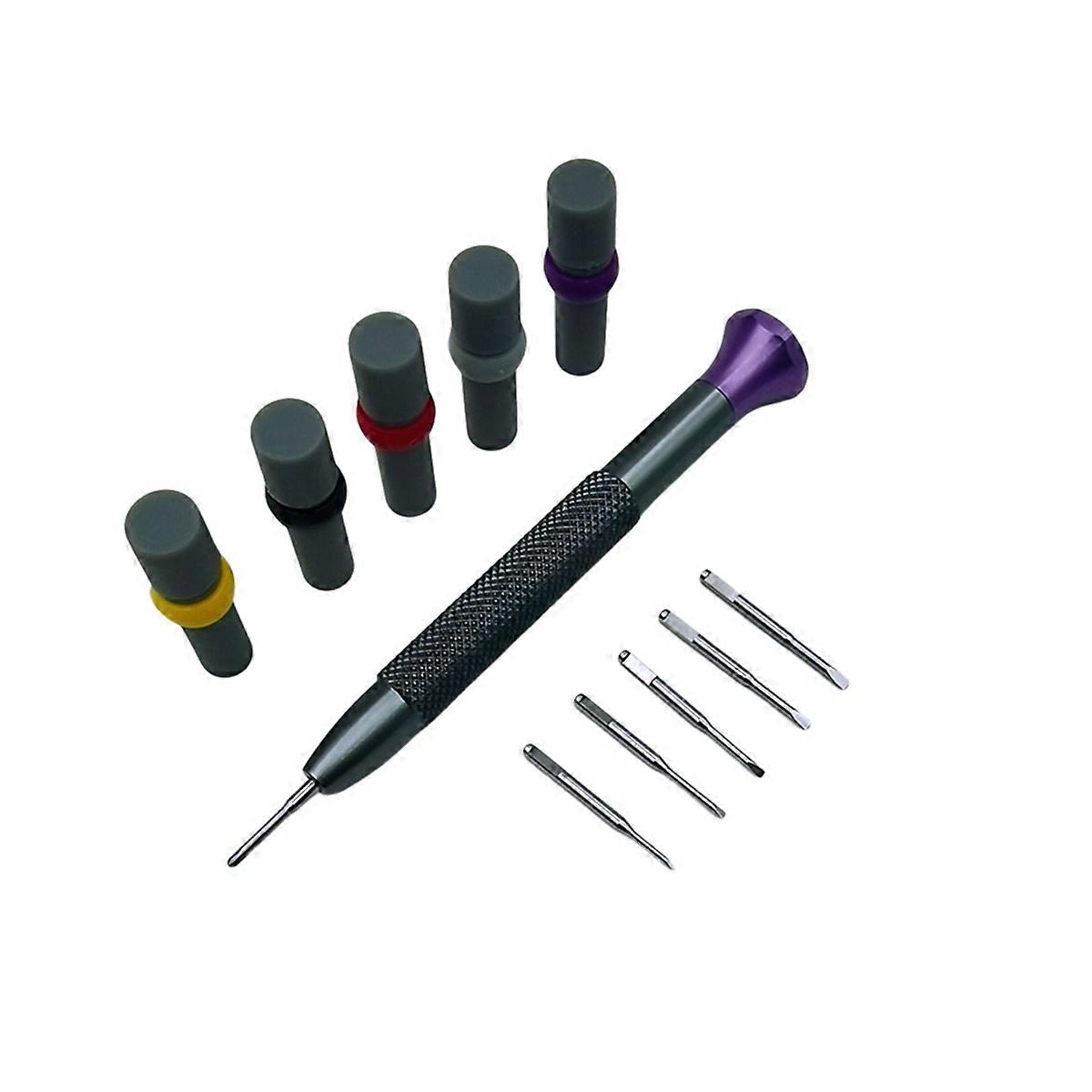 Watch Screwdriver Set with 5 Screw Bits 0.8mm-1.6mm +1.4mm