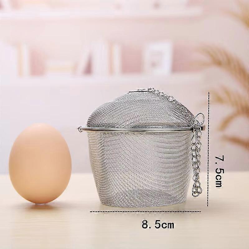 Herbal Ball Tea Spice Strainer Durable Silver Reusable Stainless Mesh Teakettle Locking Tea Filter Infuser Spice Kitchen 5 Sizes