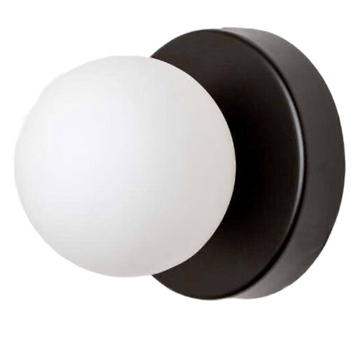 LED Nordic Glass Wall Lamp Minimalist Base Sconce for Bedroom Study Hallway Staircase Aisle Entranc