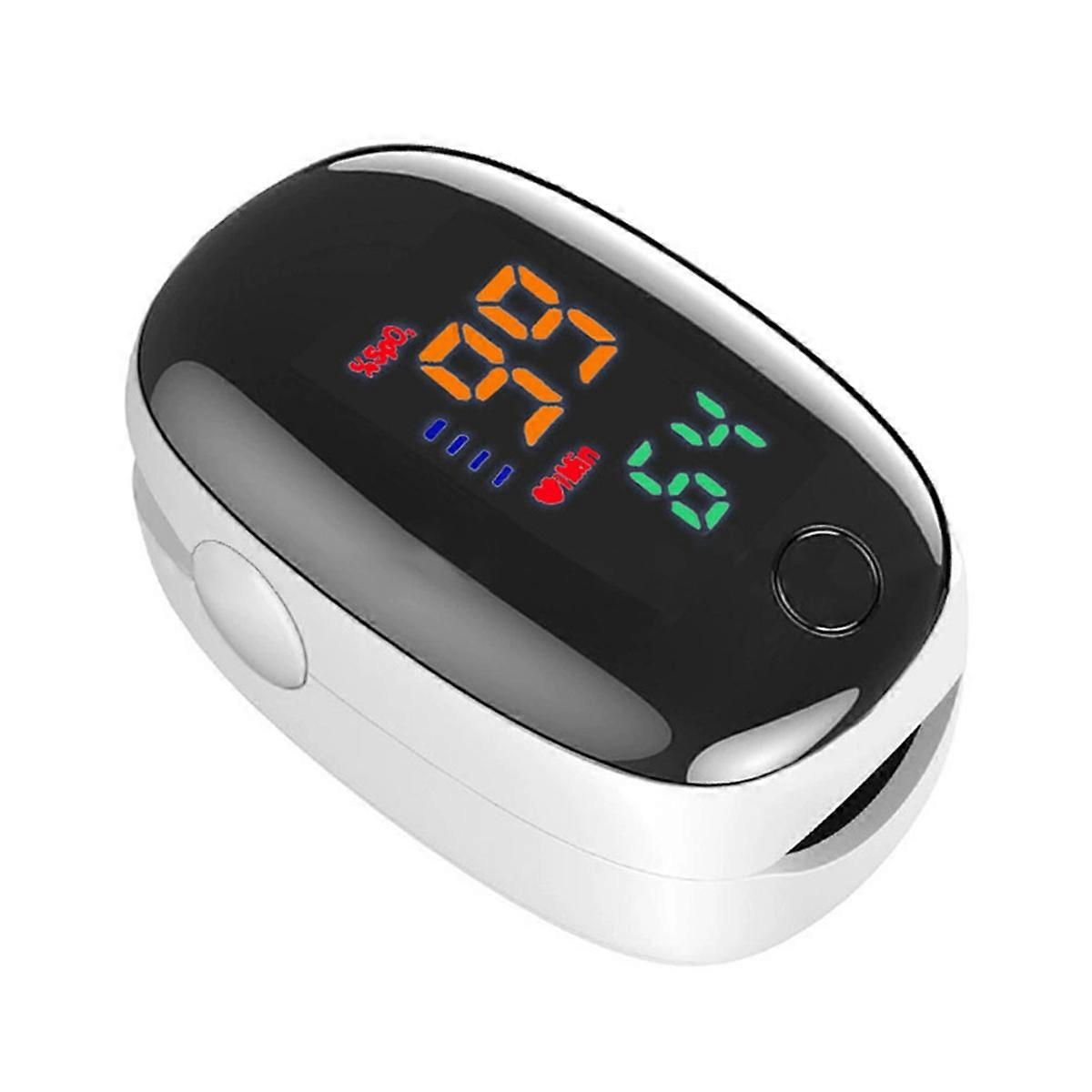 Oximeter LED Finger Oximeter Upgraded Blood Oxygen Monitors Home Outdoor Use Heart Rate Saturation M