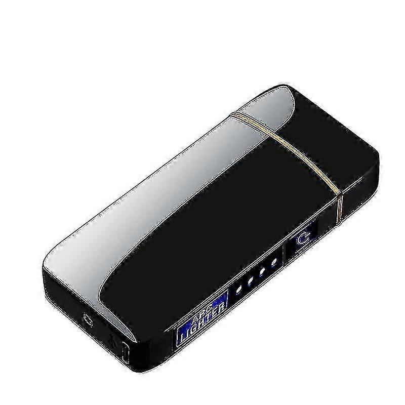 2024 Siste metalliske USB vindtette lighter, Jet Torch Twin Plasma Arc Lighter, Gass Elektrisk Butan Oppladbar Sigar & Pipe Lighter