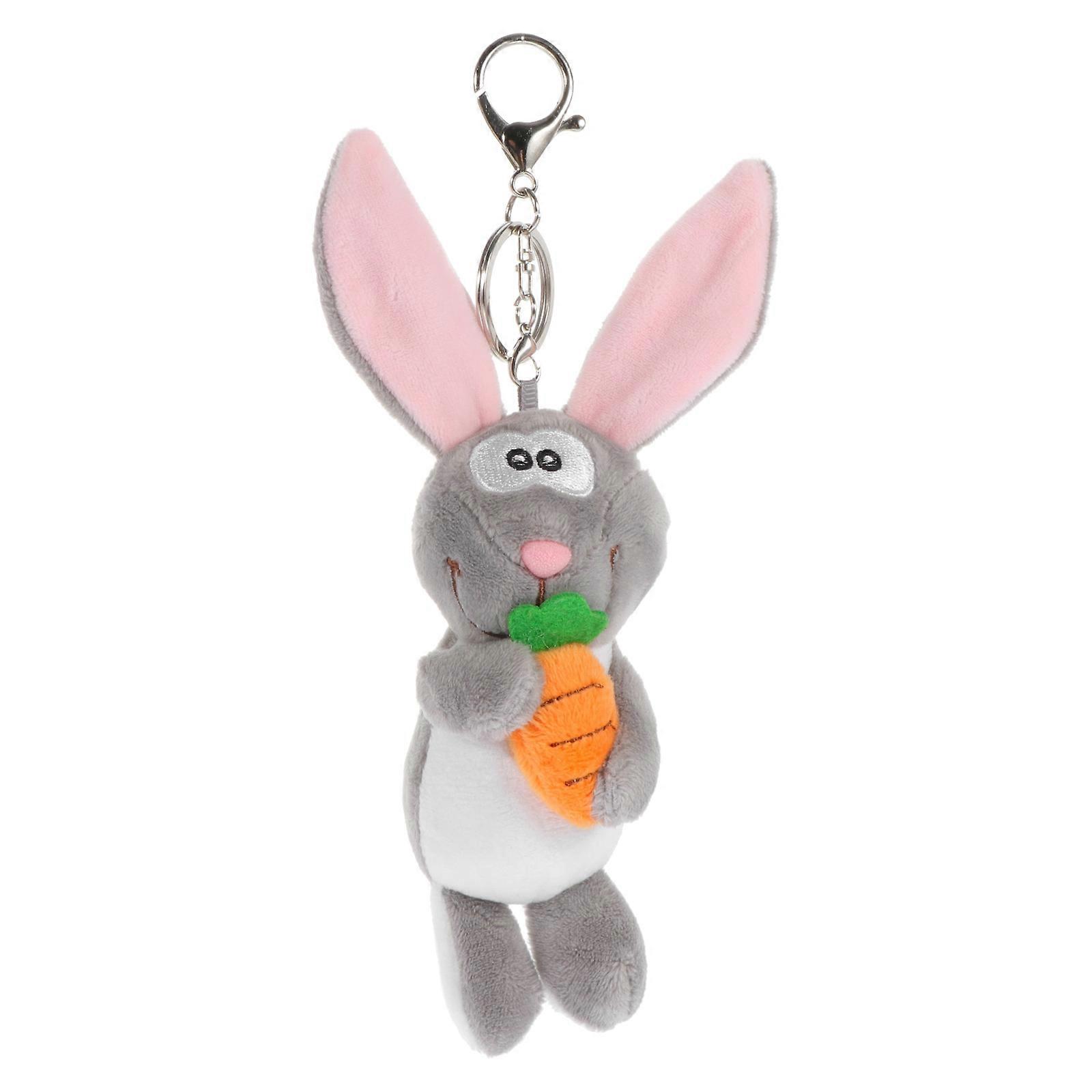 Plush Rabbit Key Ring Handbag Charms 19.50X8.00X5.00Cm Elegant Appearance 1Set