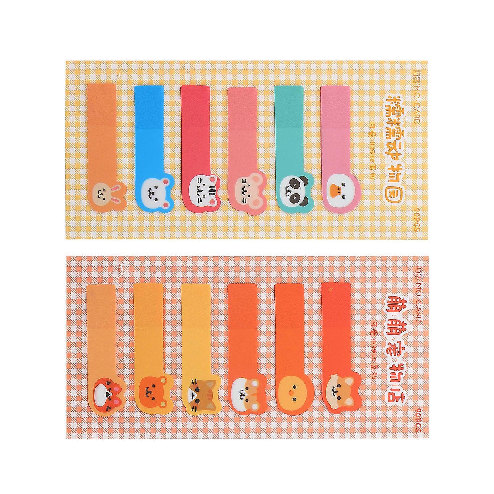 Self-Stick Notepads Pet 360Pcs for Marking Assorted Colors
