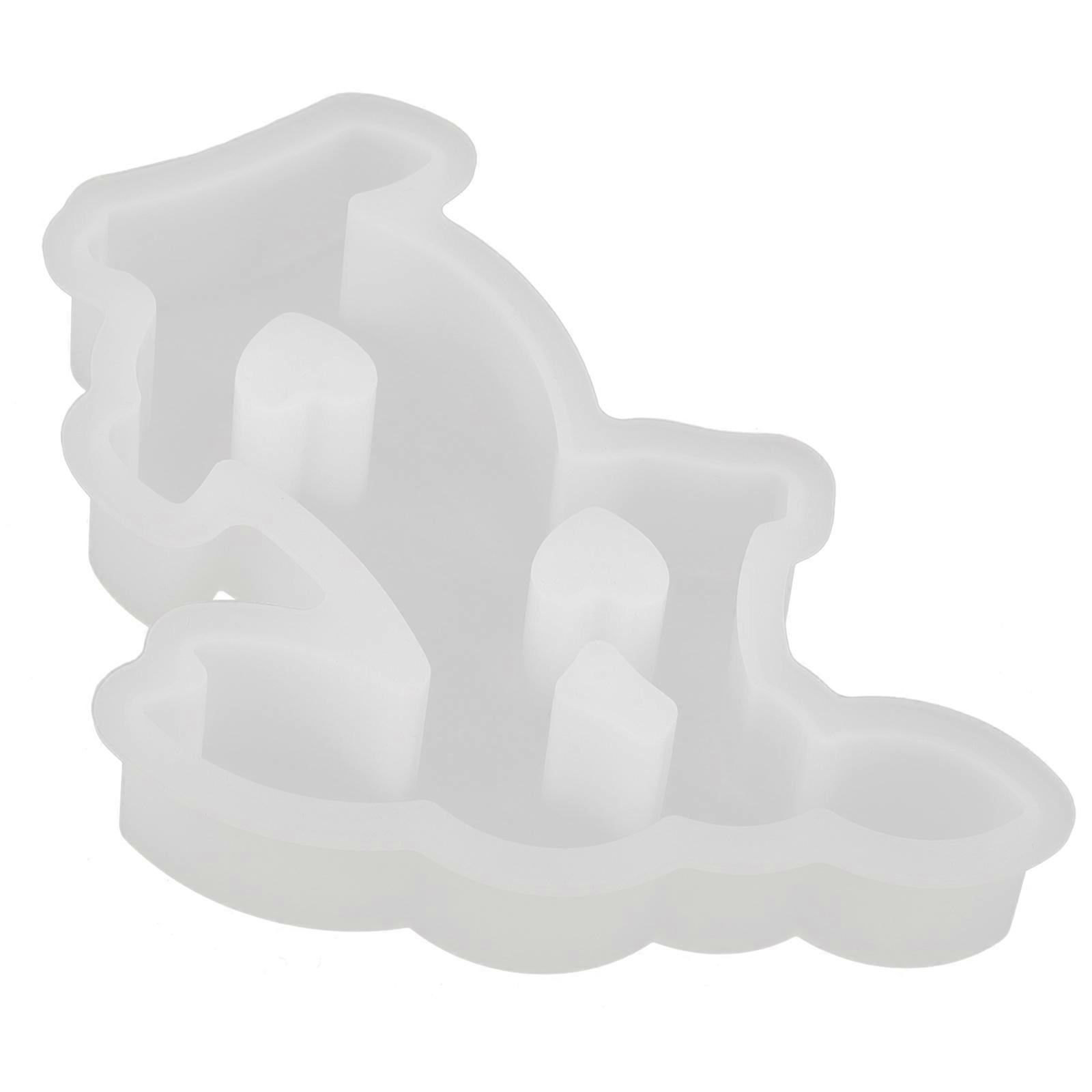 Rabbit Modeling Silicone Mold Epoxy Silicone Mold for DIY Project 4Pcs