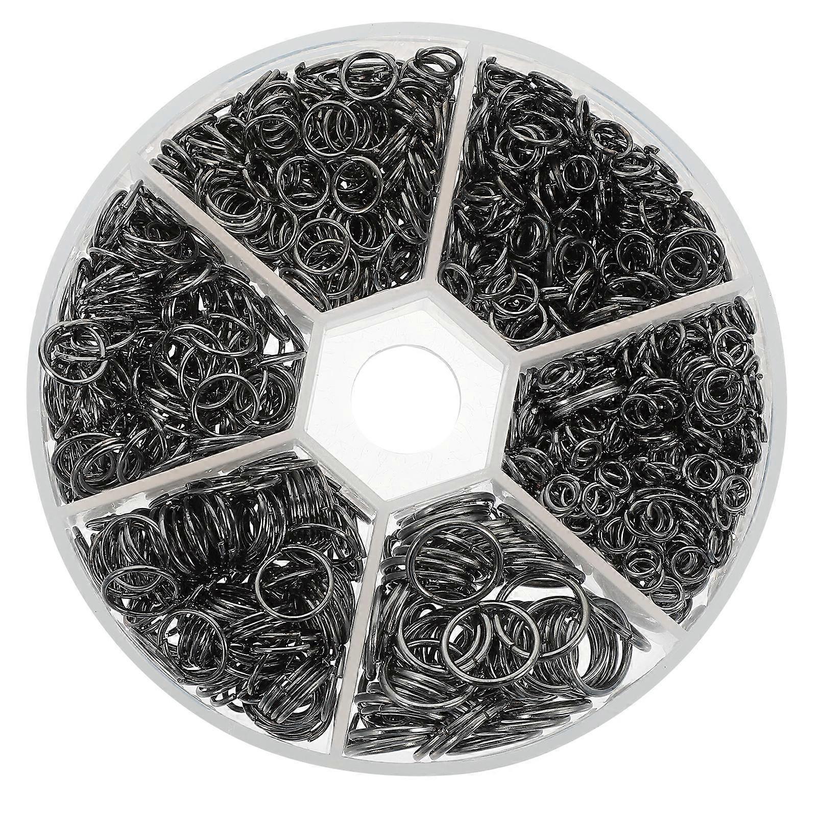 Open Jump Rings Metal Split Rings for DIY Jewelry Making 3 Boxes