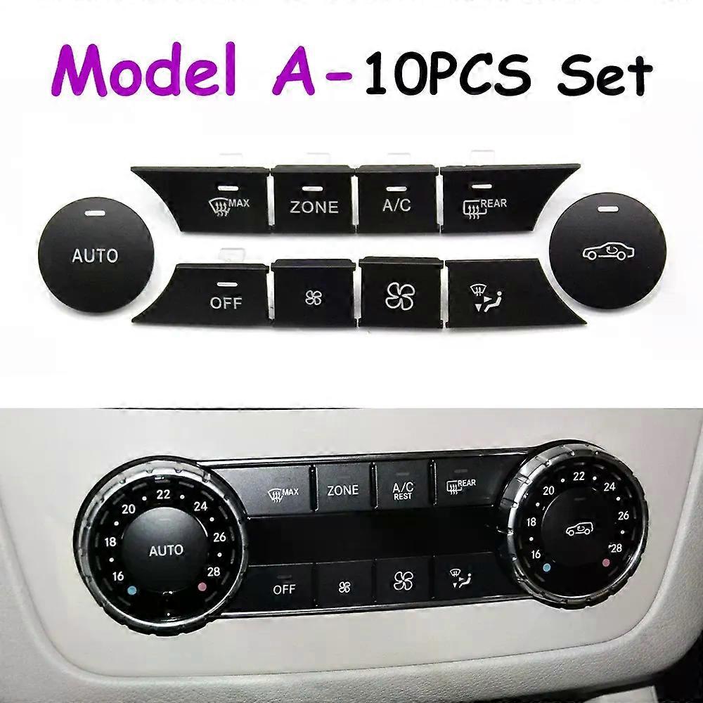 Car Dashboard Air Conditioner AC Volume Heater Temperature Climate Control Switch Buttons For Benz C GLK Class C204 X204
