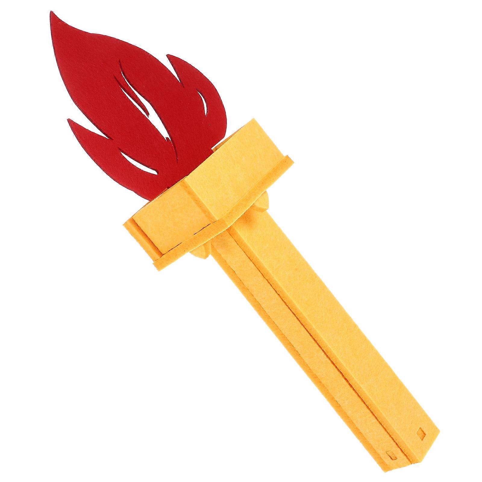 Inflatable Torch Fun Party Performance Props For Boys Girls And Adults 47X14.7X9CM Simulation Design 1Pcs