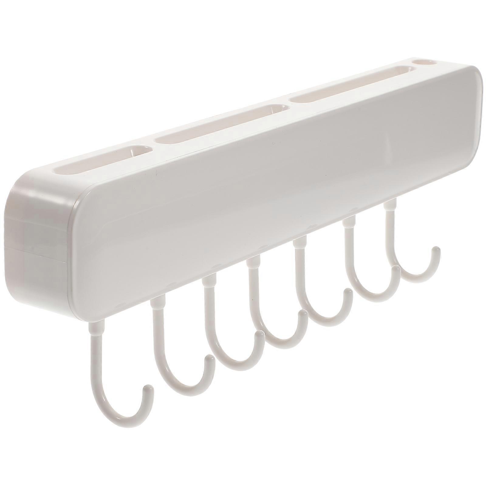 Self Adhesive Wall Hook Cutter Holder for Hanging with 2Pcs Hooks