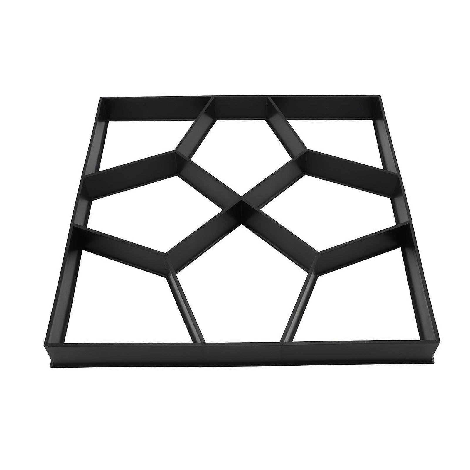 15.7 Inch ABS Walk Maker Pavement Concrete Path Stepping Stone Paver for Lawn Garden Patio Yard Durable Reusable Mold
