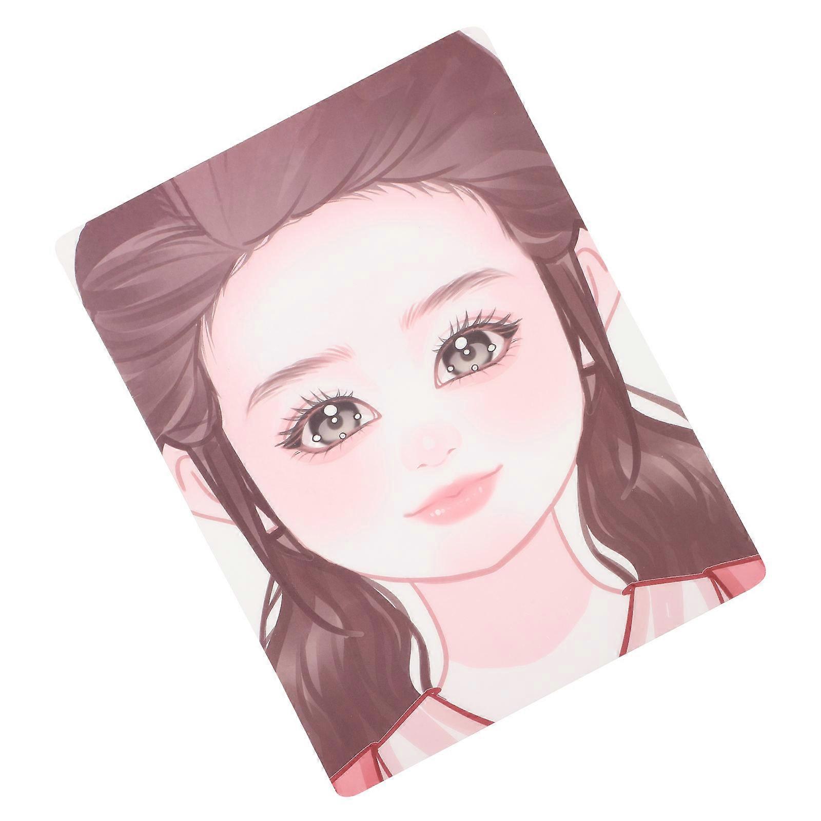 Face Paint Board Face Makeup Practice for Skill Improvement 2 Sheets Pet