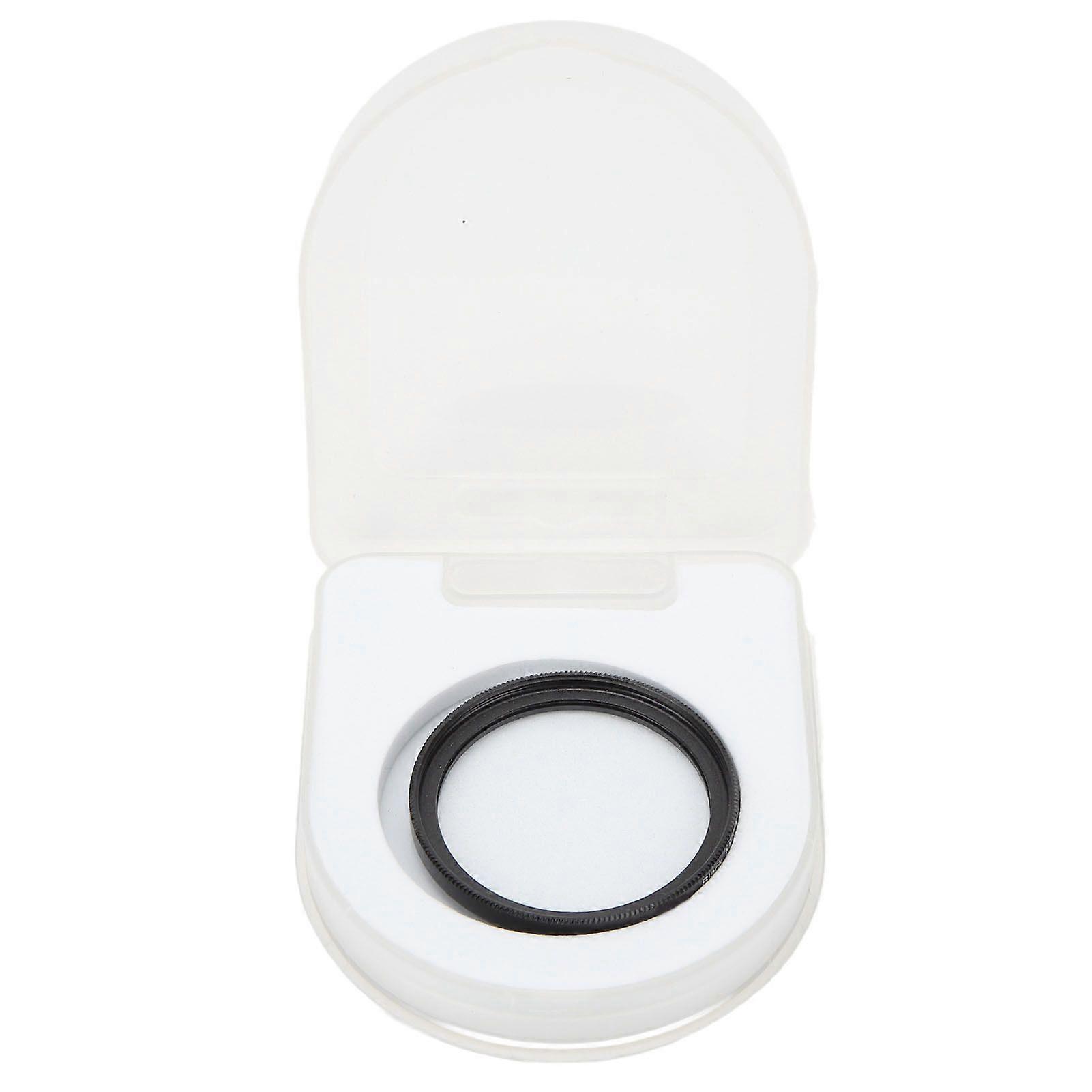 Black Diffusion 1/8 Lens Filter Black Mist Diffusion Lens Filter for Video Shooting Portrait Shooting Still Life Scenery 39MM