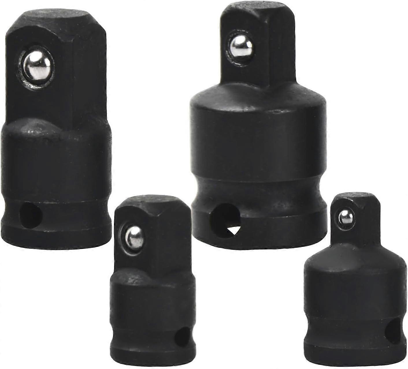 4Pcs Socket Wrench Adapters, Impact Socket Adapter - 1/2 to 3/8, 3/8 to 1/2, 1/4 to 3/8, 3/8 to 1/4, Wrench Reducer Adapters, Socket Wrench Reducers