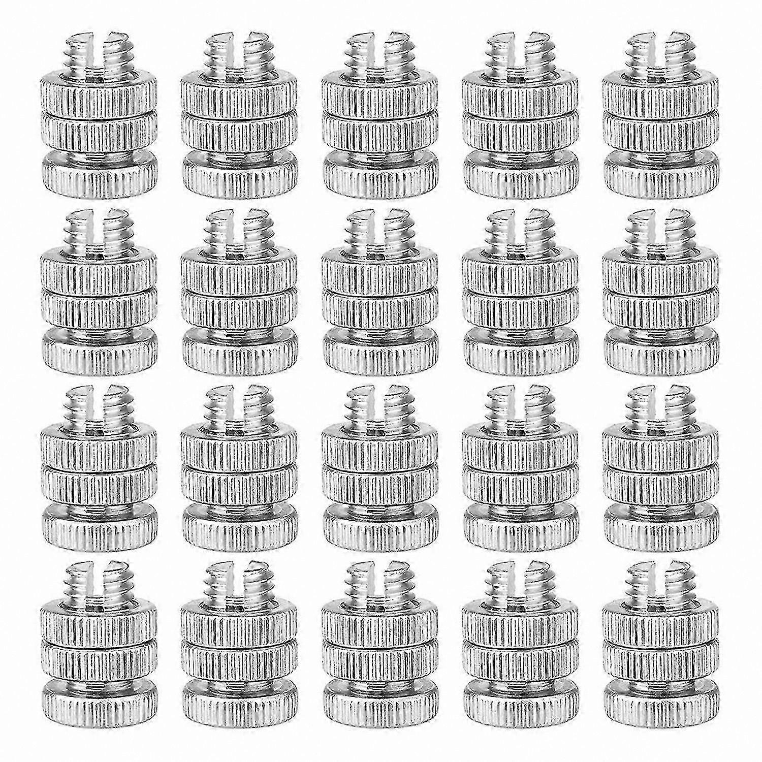 20-Pack Wire Joint Clamps for Electrical Fencing, Aluminum Alloy Split Bolt Connectors for Multi-Purpose Use