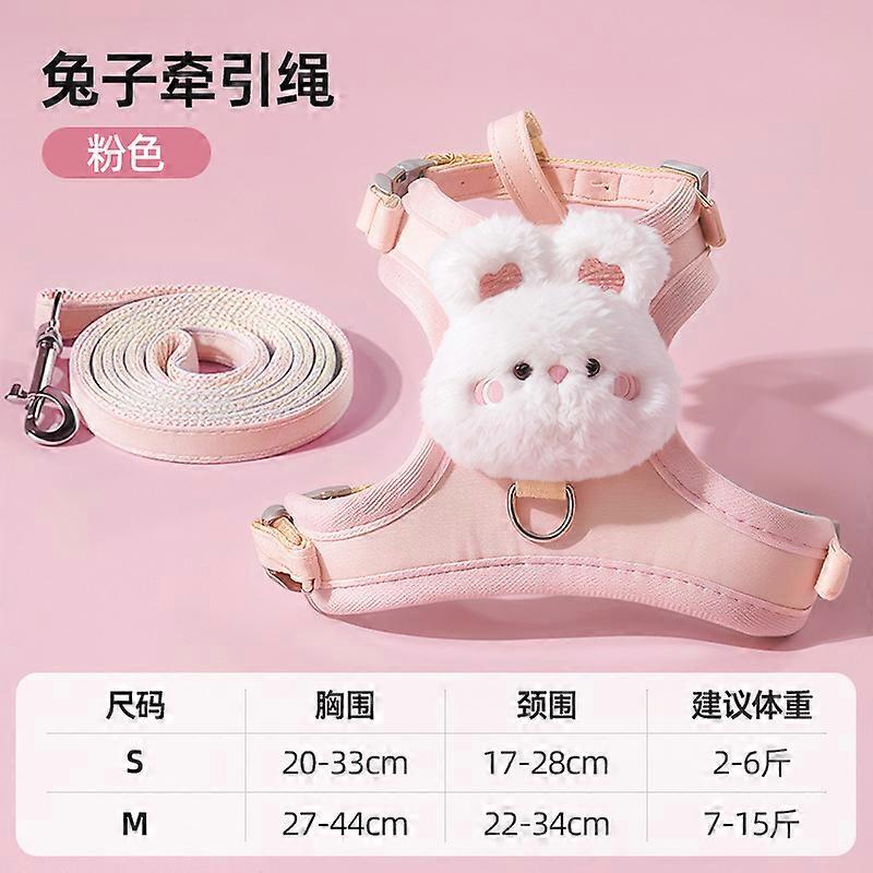 Leash Vest Type Dog Walking Rope Teddy Bigbear Small Dog Chest Strap Out Chain
