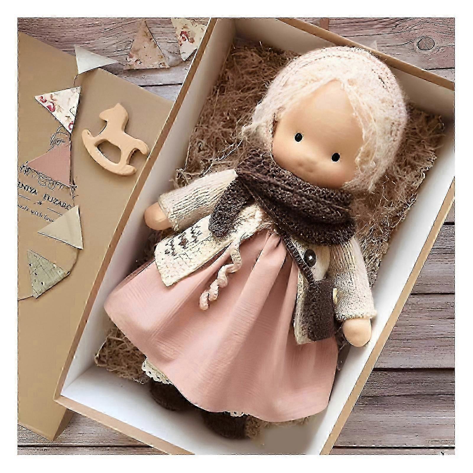 دمية والدورف اليدوية ، دمية والدورف المصنوعة يدويا ، دمية كروشيه خمر