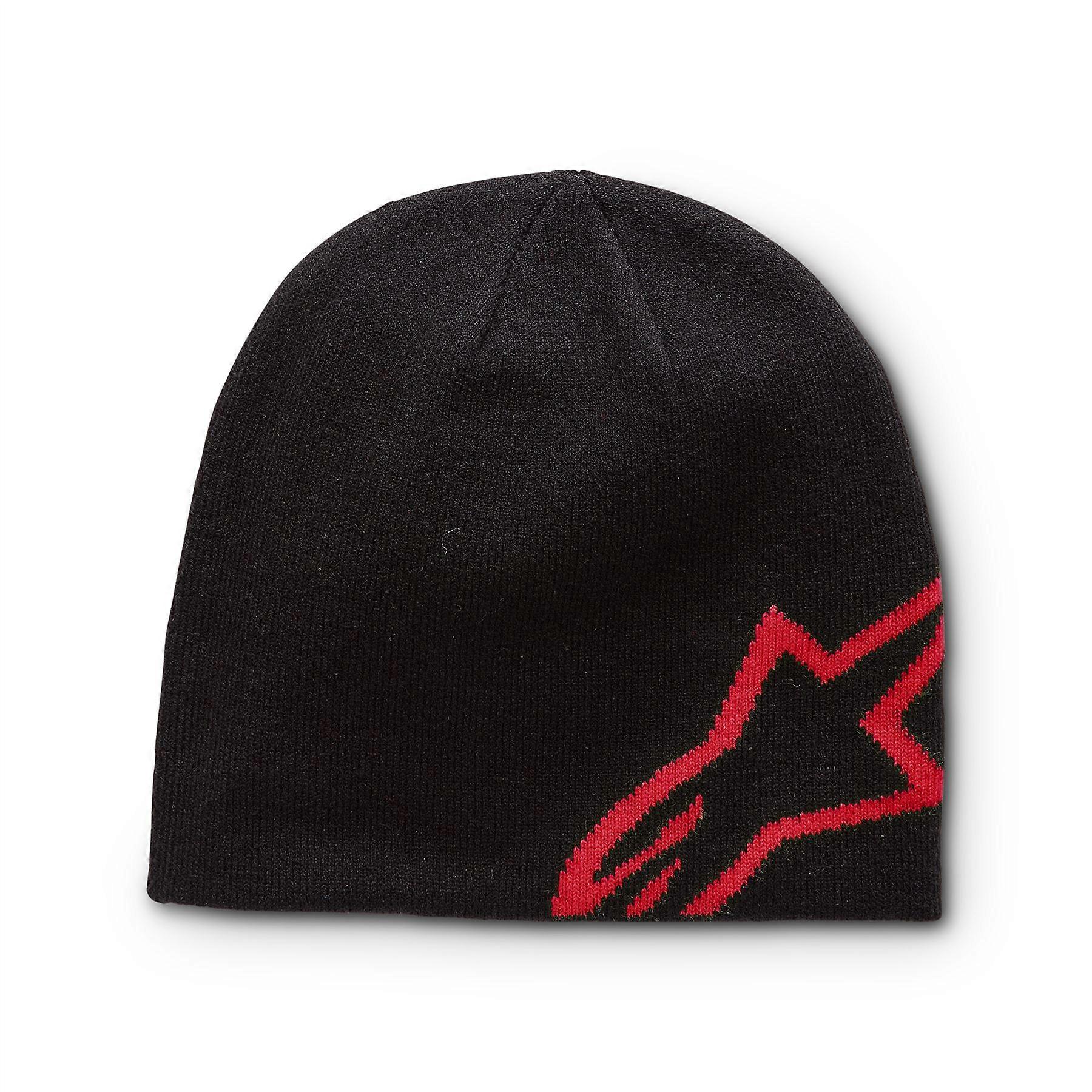 Alpinestars Knitted Pull On Corp Shift Mens Beanie black red