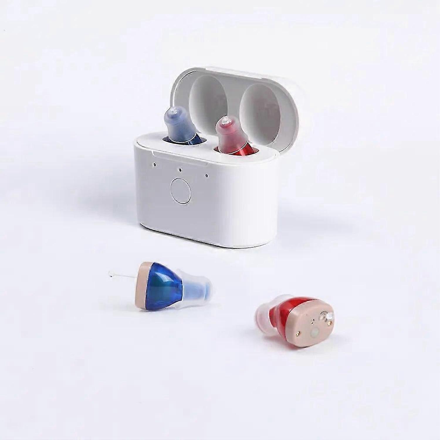 Micro aparate auditive intraauriculare CIC reîncărcabile invizibil pentru surditate vârstnici reglabili cel mai bun amplificator de sunet pentru aparate auditive wireless