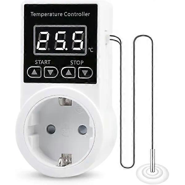 Digital thermostat temperature control socket, heating thermostat with NTC probe