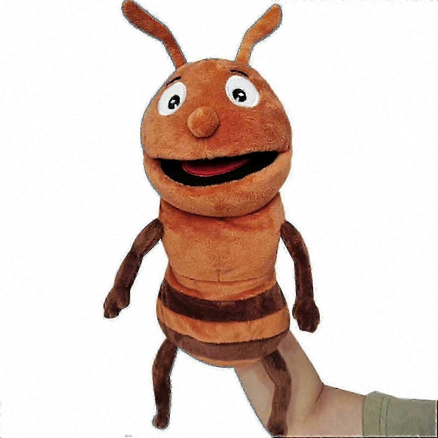 Butterfly Honeybee Ladybug Caterpillar Ant Hand Puppet Plush Toy Open Mouth Play Cs