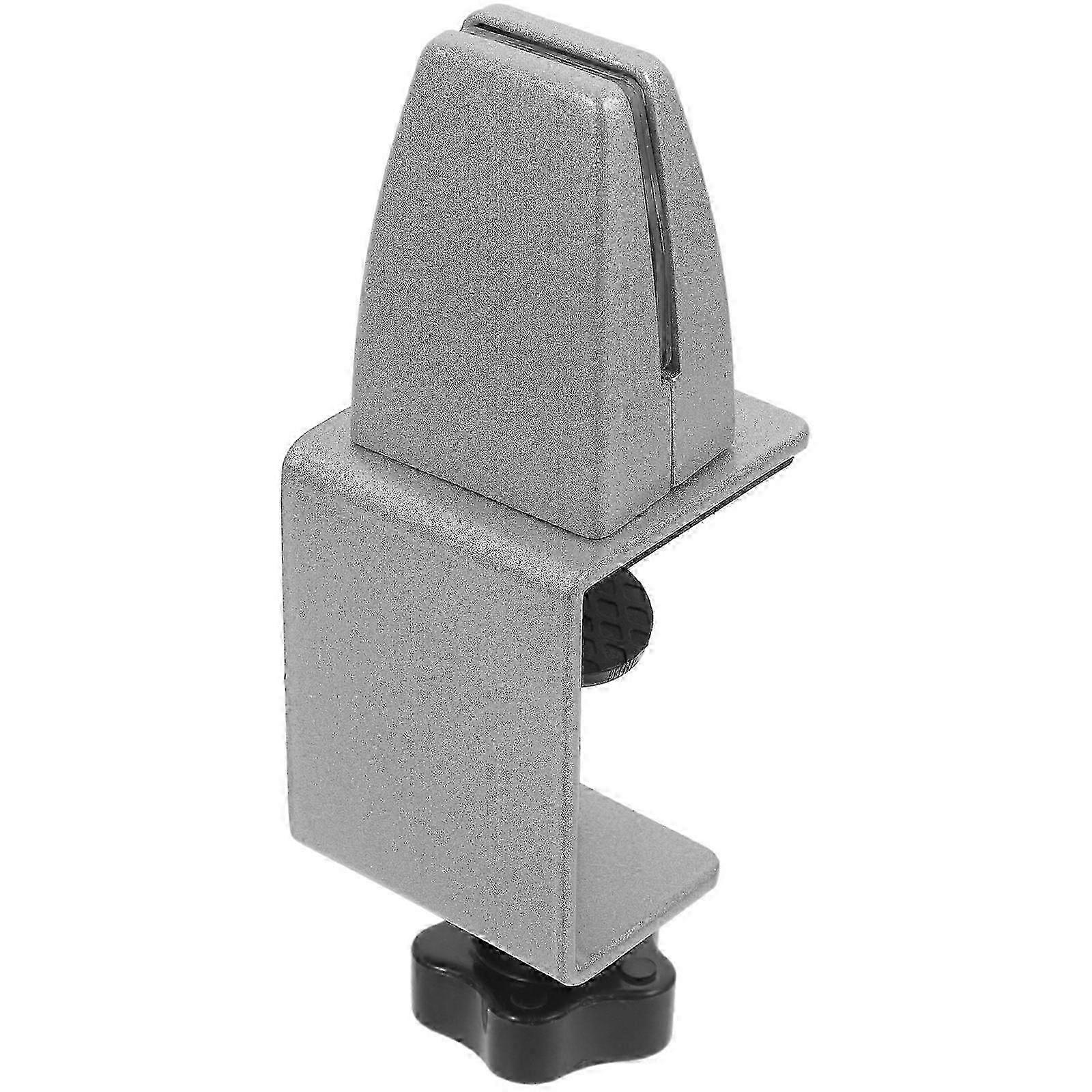 Glass Partition Clamp, B-shaped Adjustable Aluminium Alloy Office Desktop Space Separation 1Pack