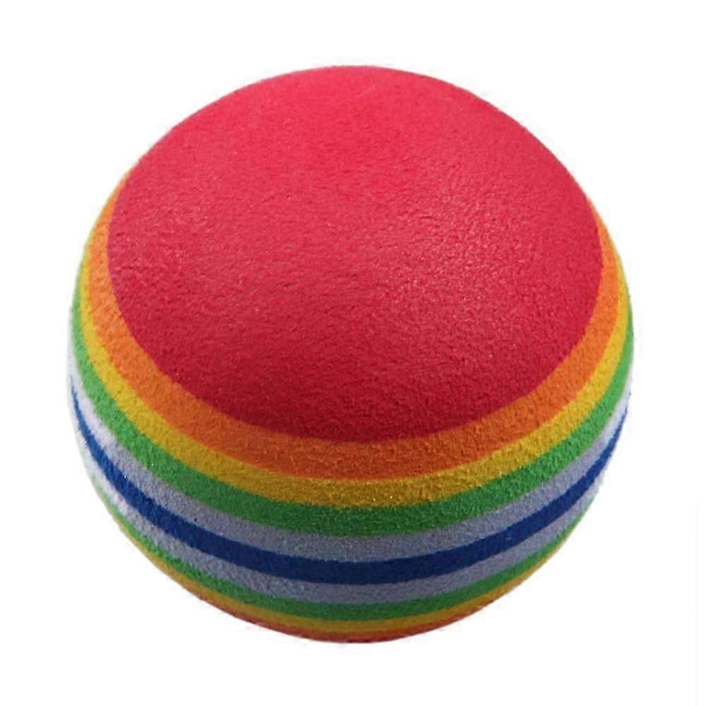 50pcs Golf Swing Training Aids Practice Sponge Foam Rainbow Balls