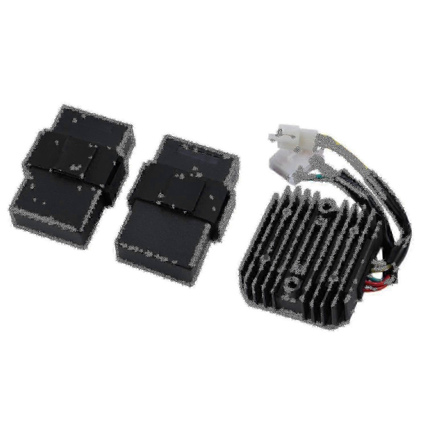 2 X Cdi For Honda Xl600 V Transalp / Xrv 650 Africa Twin +1 Regulator -JA