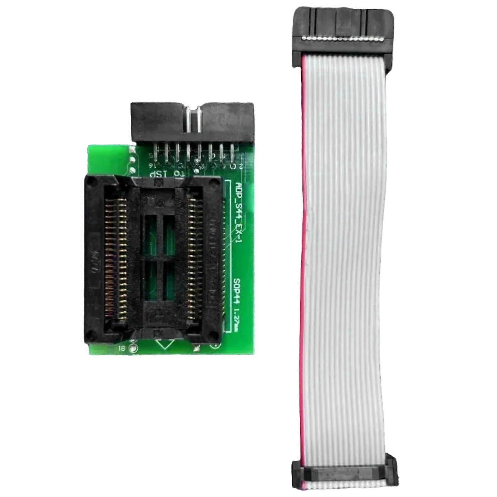 ADP_S44_EX-1/SOP44 Adapter Only Use On T48 (TL866-3G) Programmer For PSOP44/SOP44/SOIC44 ICs 1.27mm Special Adapter Multicolor