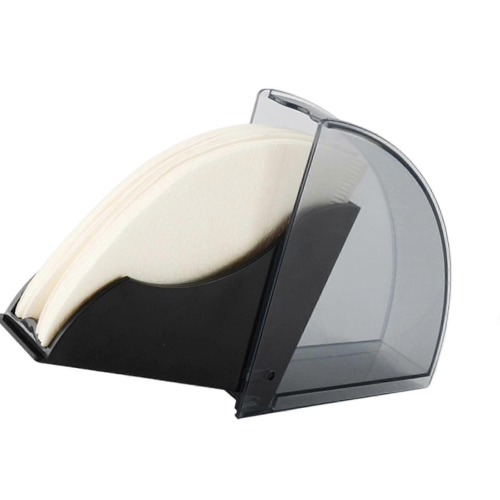 2 Pack Coffee Filter Dispenser Boxes PVC Construction Maintains Filter Freshness Suitable for Pouring Over Brewing Multicolor