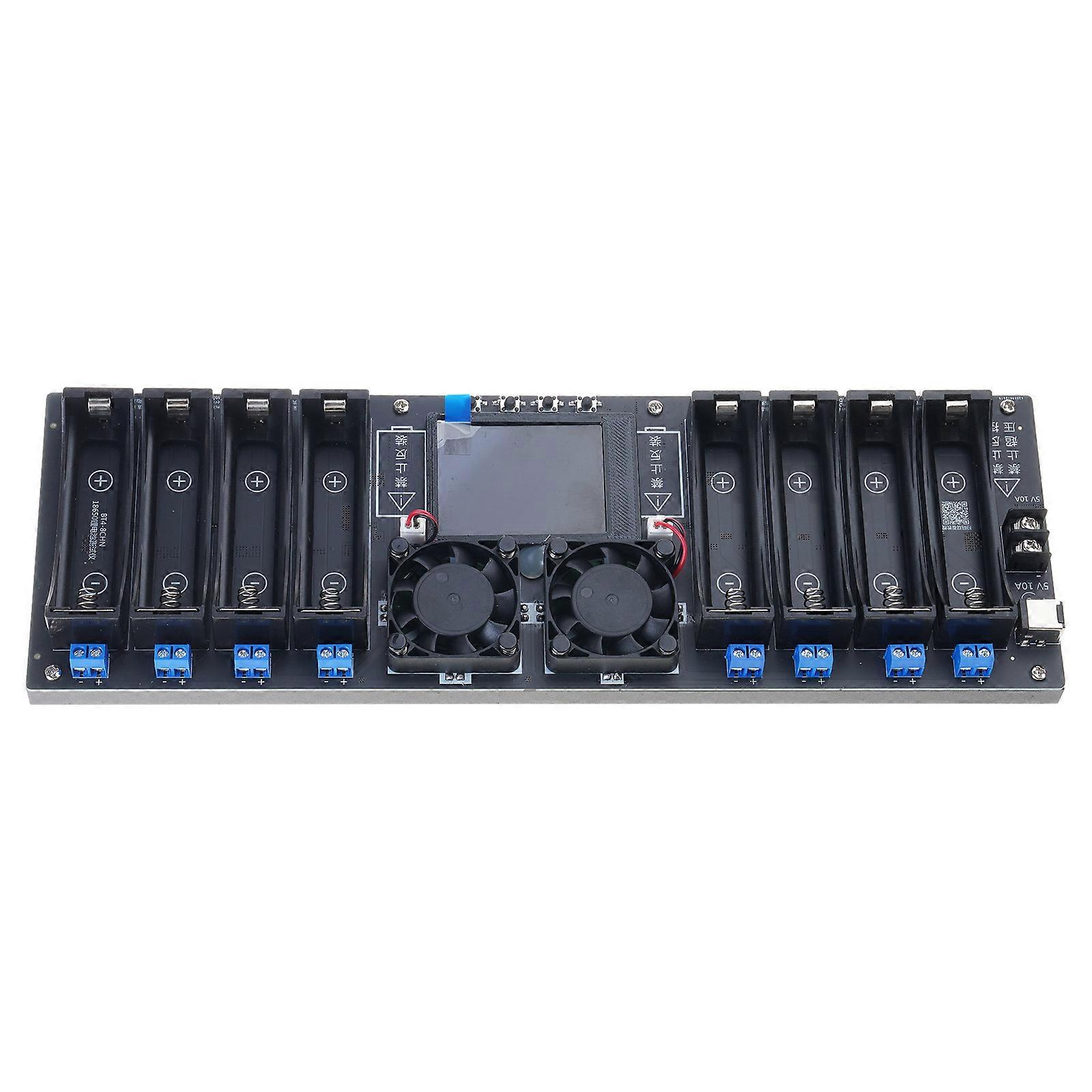 8 Port Lithiums Cell Tester Adjustable Parameters High Resolution Display For Battery Health Evaluation Multicolor