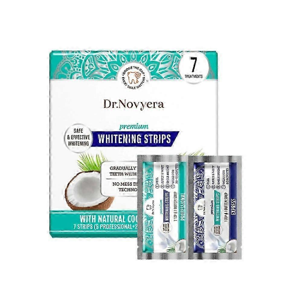 suitable for 1-3Boxes Teeth Whitening Strips - 7-Day Treatment with Non-Slip, Dry Strip Technology