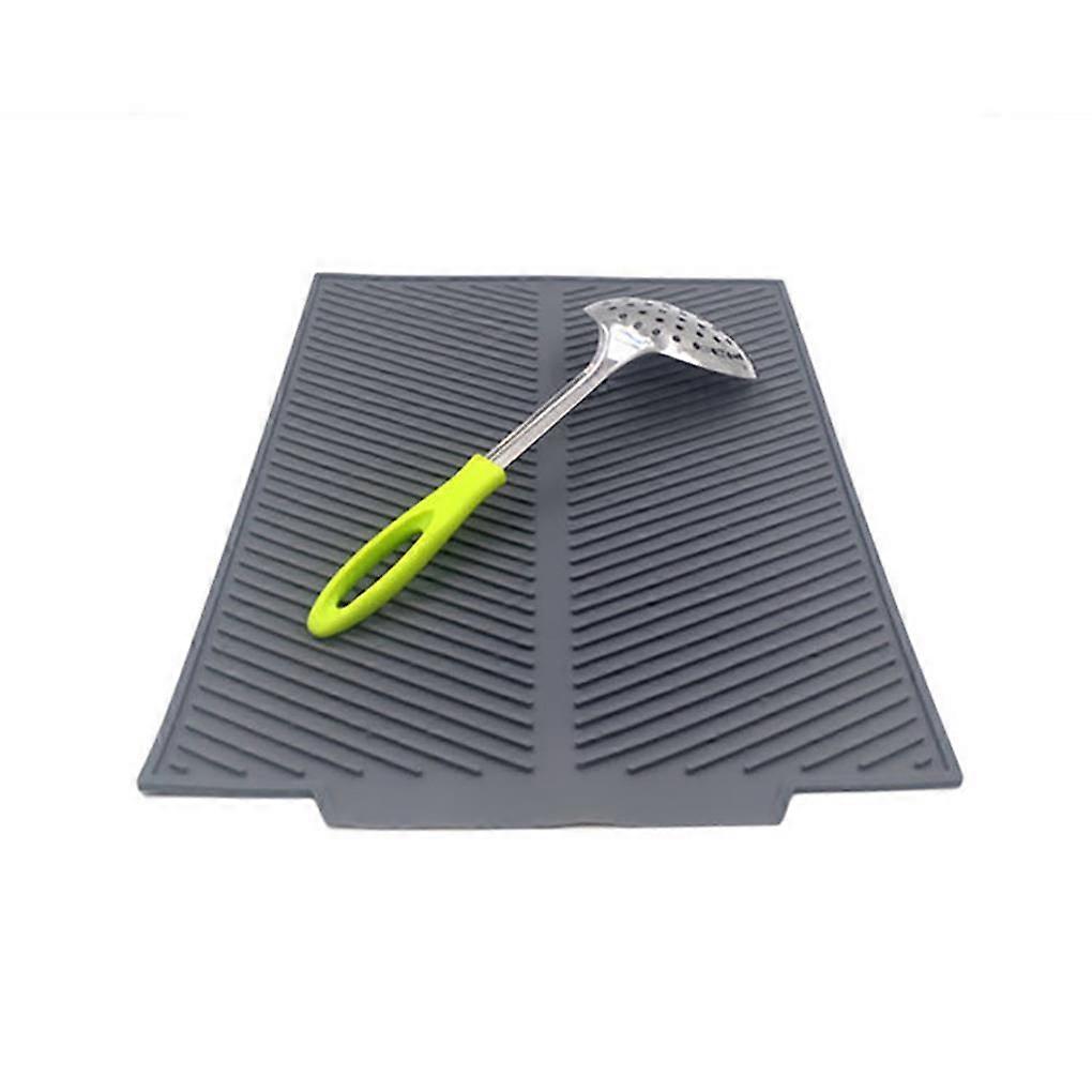 Silicone Dish Drying Mat Pot Holder Pad Kitchen Draining Pad
