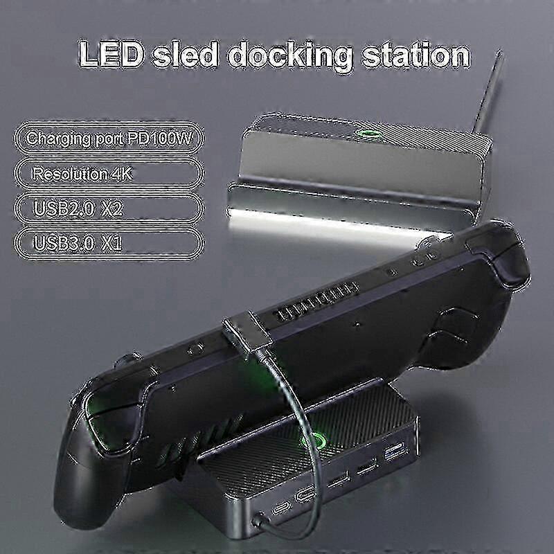 Rgb Steam Deck Dock, Docking Station For Steam Deck, Screen Switch Function Steam Deck Dock Hdmi 2.0 4k 60hz